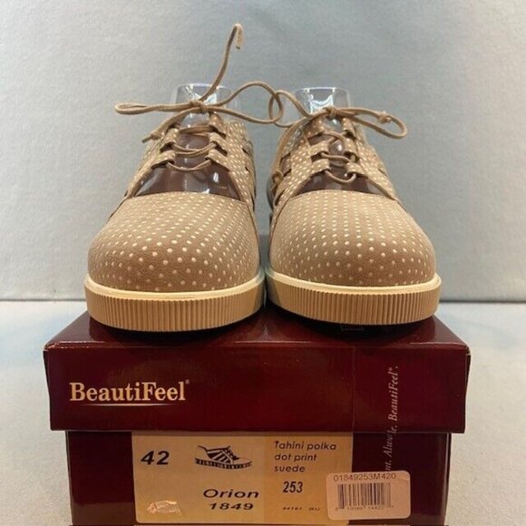 Beautifeel Orion/ Tahini Polka Dot Print Suede - Picture 3 of 6